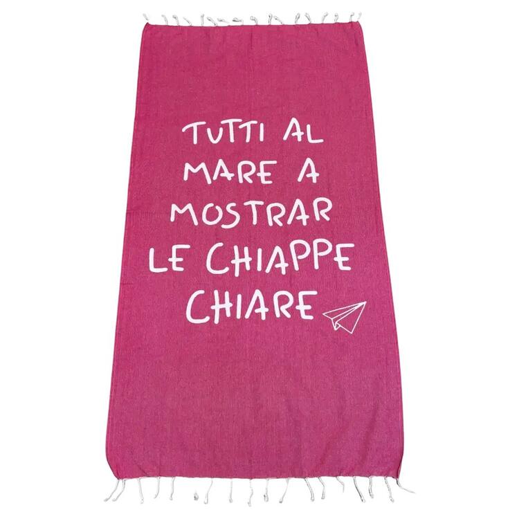 FOUTA TOWEL WITH MAISON SOPHIE POUCH ALL TO THE SEA SOPHIE MAISON